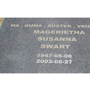 SWART Magerietha Susanna 1947-2003