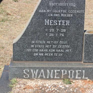 SWANEPOEL Hester 1928-1976