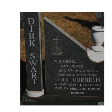 SWART Dirk Cornelis 1931-1998