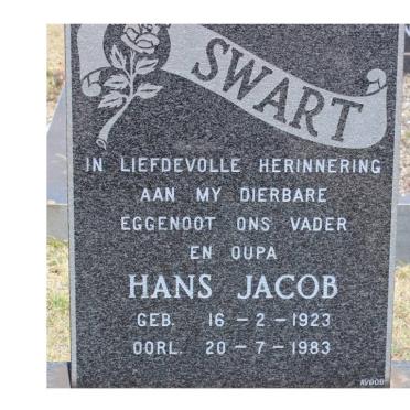 SWART Hans Jacob 1923-1983