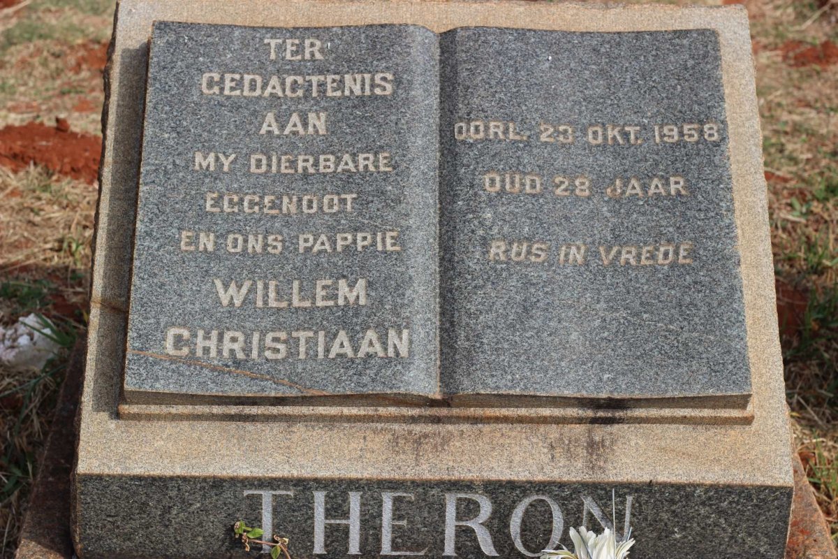 THERON Willem Christiaan -1958