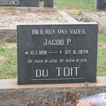 TOIT Jacob P., du 1891-1974