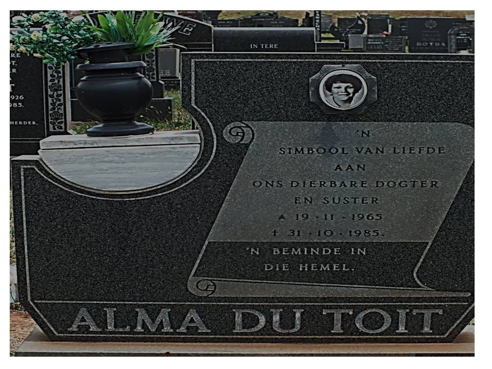 TOIT Alma, du 1965-1985