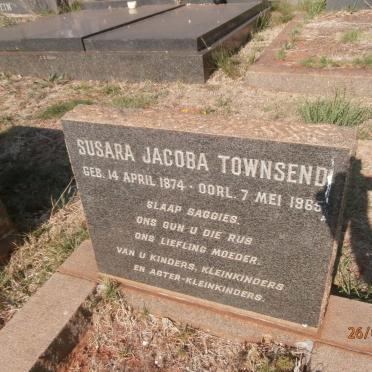 TOWNSEND Susara Jacoba 1874-1965