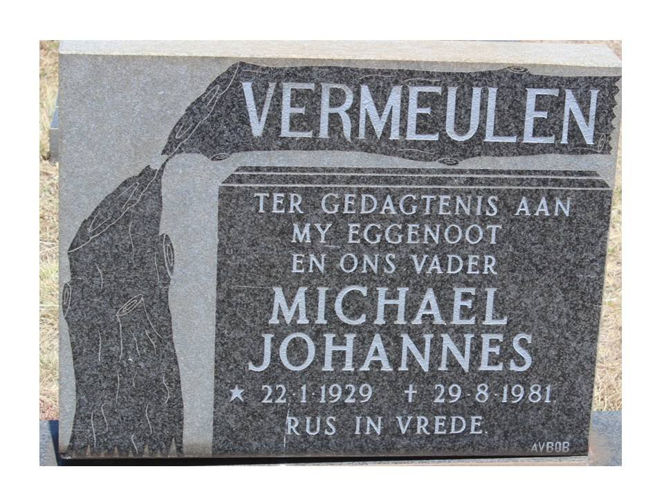 VERMEULEN Michael Johannes 1929-1981
