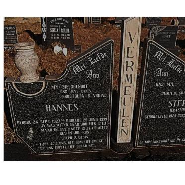 VERMEULEN Hannes 1927-1993 &amp; Steph 1929-2002