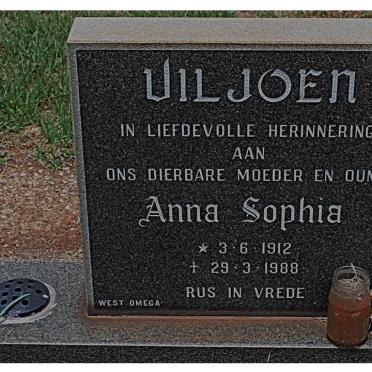 VILJOEN Anna Sophia 1912-1988