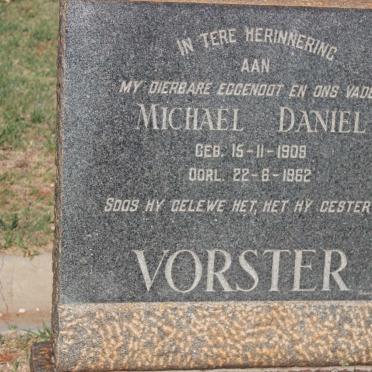 VORSTER Michael Daniel 1908-1962