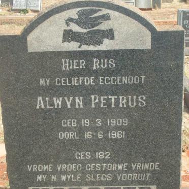 VORSTER Alwyn Petrus 1909-1961