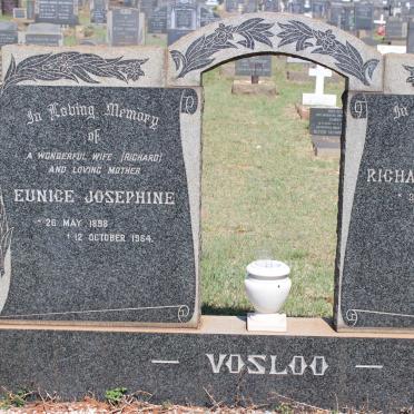 VOSLOO Richard Lawrence 1897-1968 &amp; Eunice Josephine 1898-1964