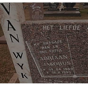 WYK Adriaan Jakobus, van 1949-1993