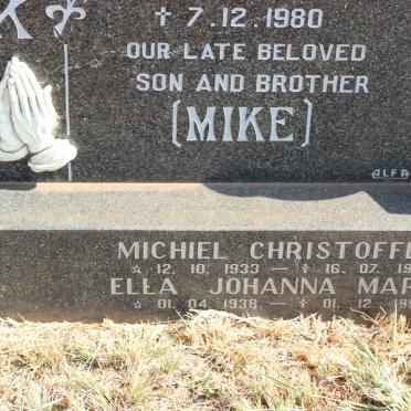 WYK Michiel Christoffel, van 1933-1998 &amp; Ella Johanna Maria 1938-1999 :: VAN WYK Michiel Christoffel 1959-1980 _2