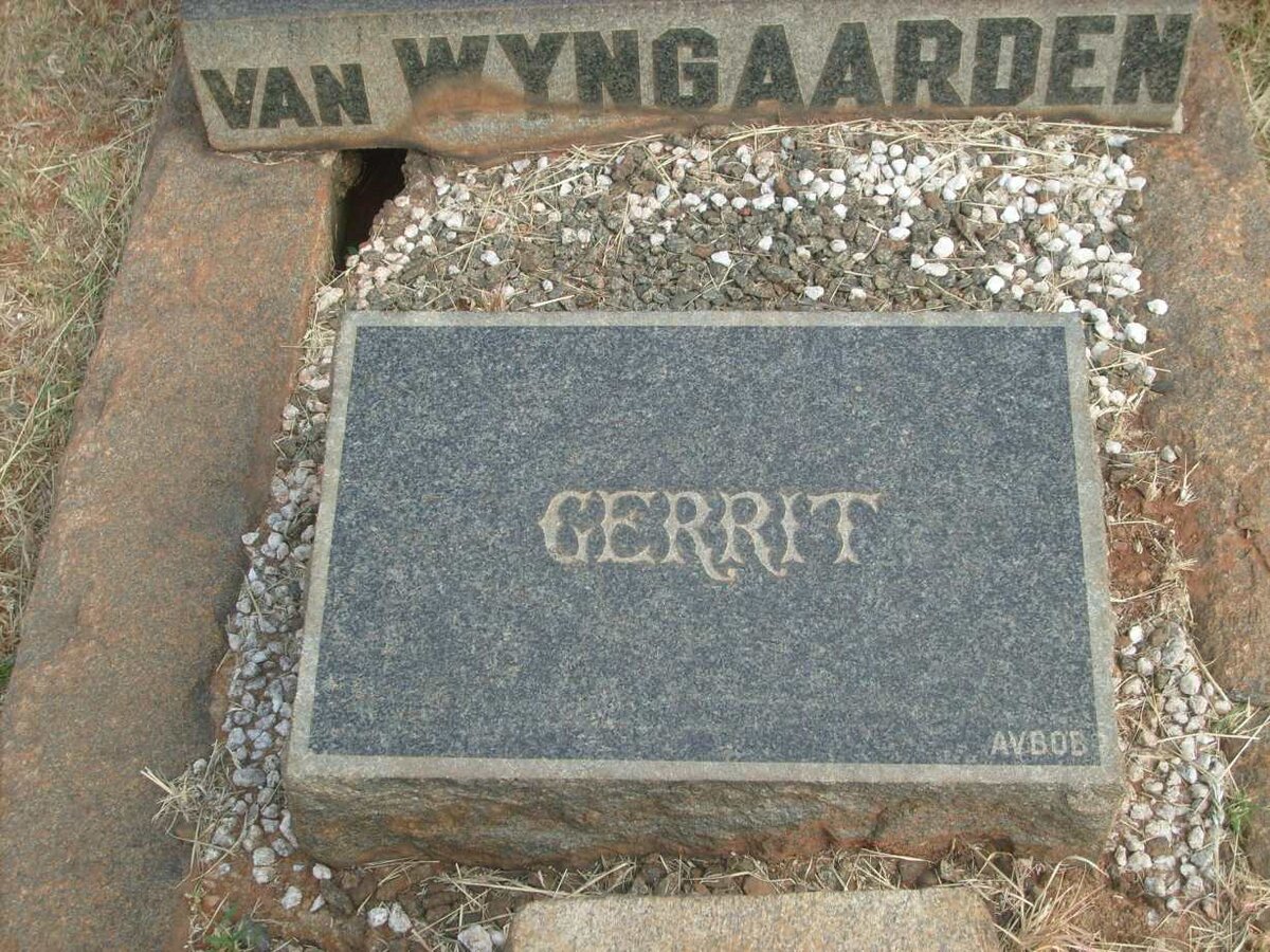 WYNGAARDEN Koos, van 1905-1959 &amp; Francis 1916-1958 :: VAN WYNGAARDEN Gerrit