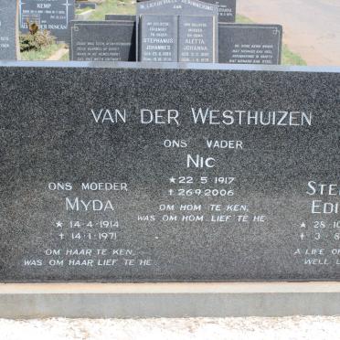 WESTHUIZEN Nic, van der 1917-2006 &amp; Myda 1914-1971 :: VAN DER WESTHUIZEN Stella Edith 1916-2010