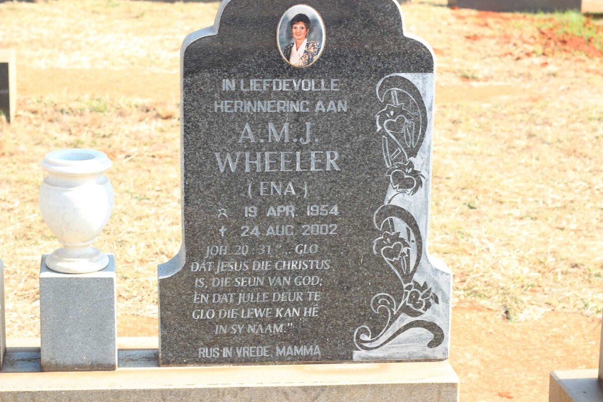 WHEELER A.M.J. 1954-2002