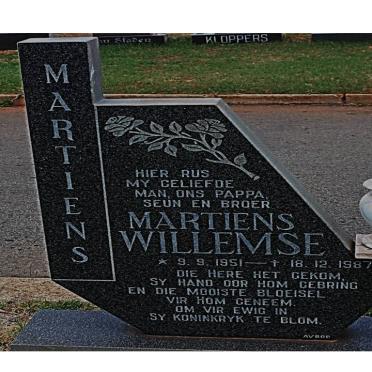 WILLEMSE Martiens 1951-1987