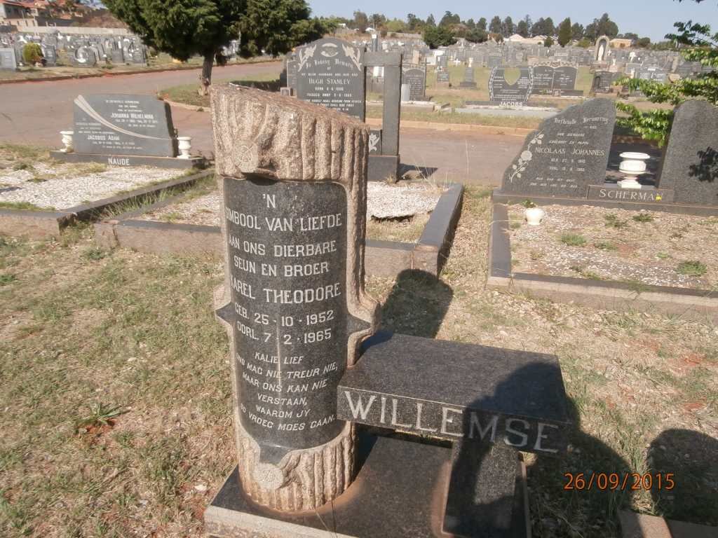 WILLEMSE Karel Theodore 1952-1965