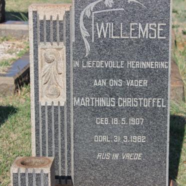 WILLEMSE Marthinus Christoffel 1907-1962