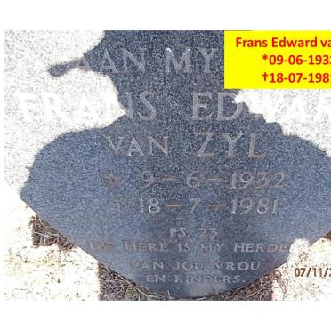 ZYL Frans Edward, van 1932-1981