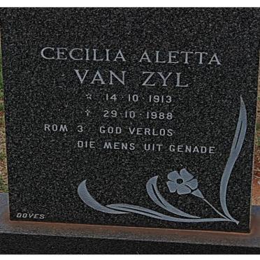 ZYL Cecilia Aletta, van 1913-1988