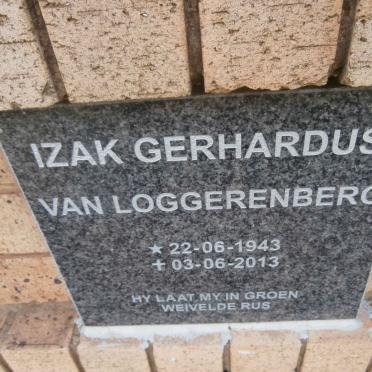LOGGERENBERG Izak Gerhardus, van 1943-2013