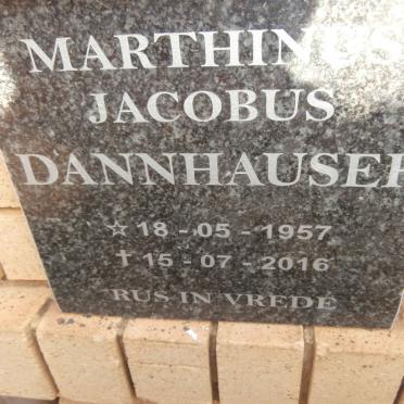 DANNHAUSER Marthinus Jacobus 1957-2016