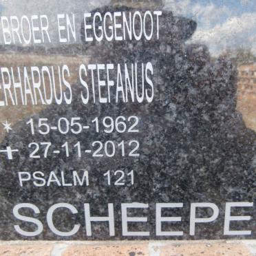 SCHEEPERS Gerhardus Stefanus 1962-2012