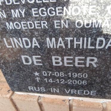 BEER Linda Mathilda, de 1950-2006