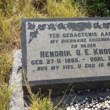 KNOESEN Hendrik O.E. 1885-1983