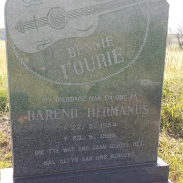 FOURIE Barend Hermanus 1954-1994