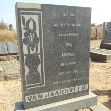 JAARSVELD Anna Catharina, van 1912-1966