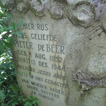 BEER Pieter, de 1932-1944