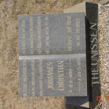 THEUNISSEN Johannes Christian 1898-1971