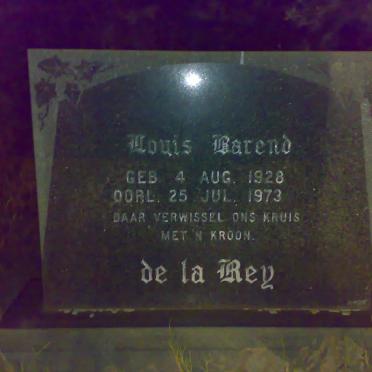 REY Louis Barend, de la 1928-1973