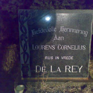 REY Lourens Cornelius, de la