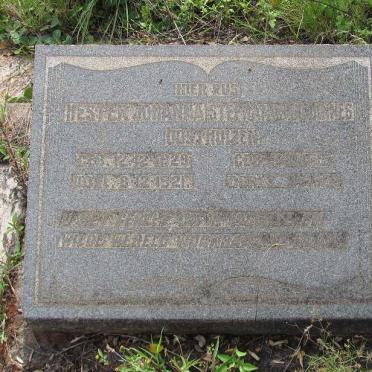 OOSTHUIZEN Hester Johanna  Stephina 1829-1921