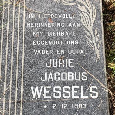WESSELS Jurie Jacobus 1903-1981