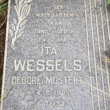 WESSELS Ita nee MOSTERT 1905-1993