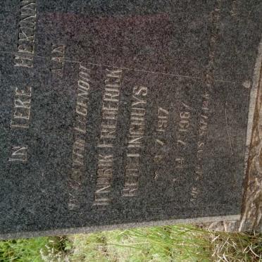 REDELINGHUYS Hendrik Frederick 1917-1967