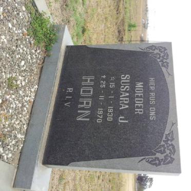 HORN Susara J. 1930-1970