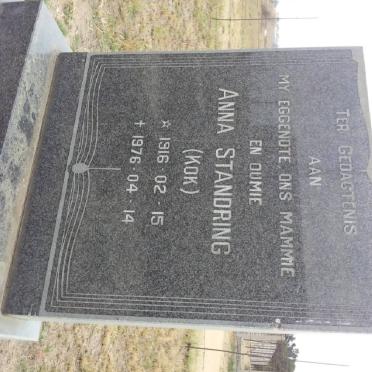 STANDRING Anna nee KOK 1916-1976