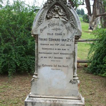 ZYL Frans Edward, van 1865-1900