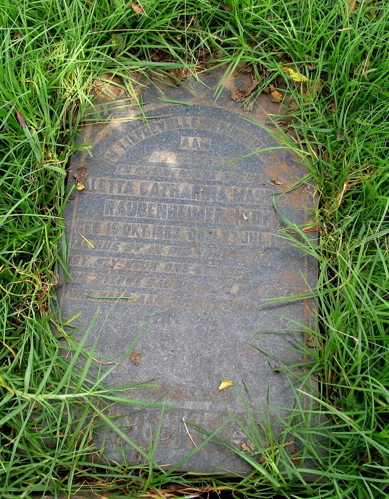 RAUBENHEIMER Aletta Catharina Magr? 1883-