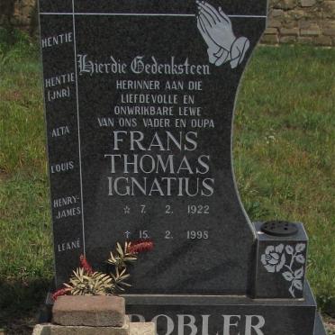 GROBLER Frans Thomas Ignatius 1922-1998