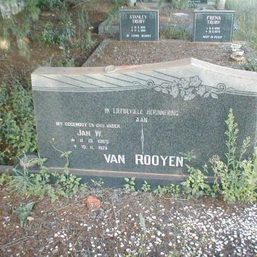 ROOYEN Jan W., van 1909-1974