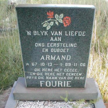 FOURIE Armand 1967-1989