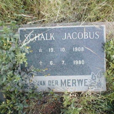 MERWE Schalk Jacobus, van der 1908-1980