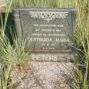 PIETERS Gertruida Maria 1917-1979