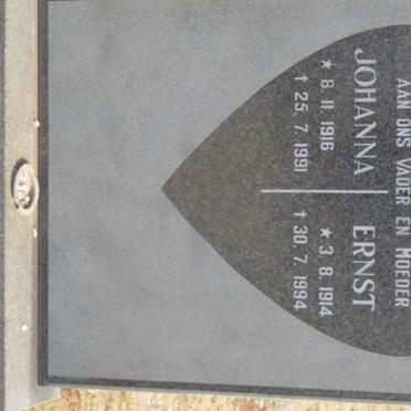 NORTJE Ernst 1914-1994 &amp; Johanna 1916-1991