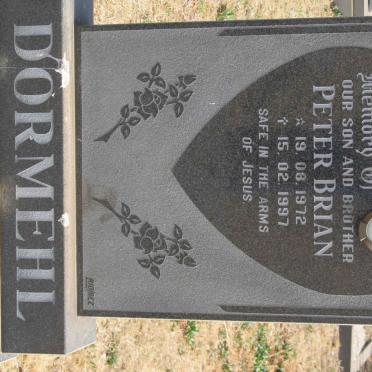 DORMEHL Peter Brian 1972-1997